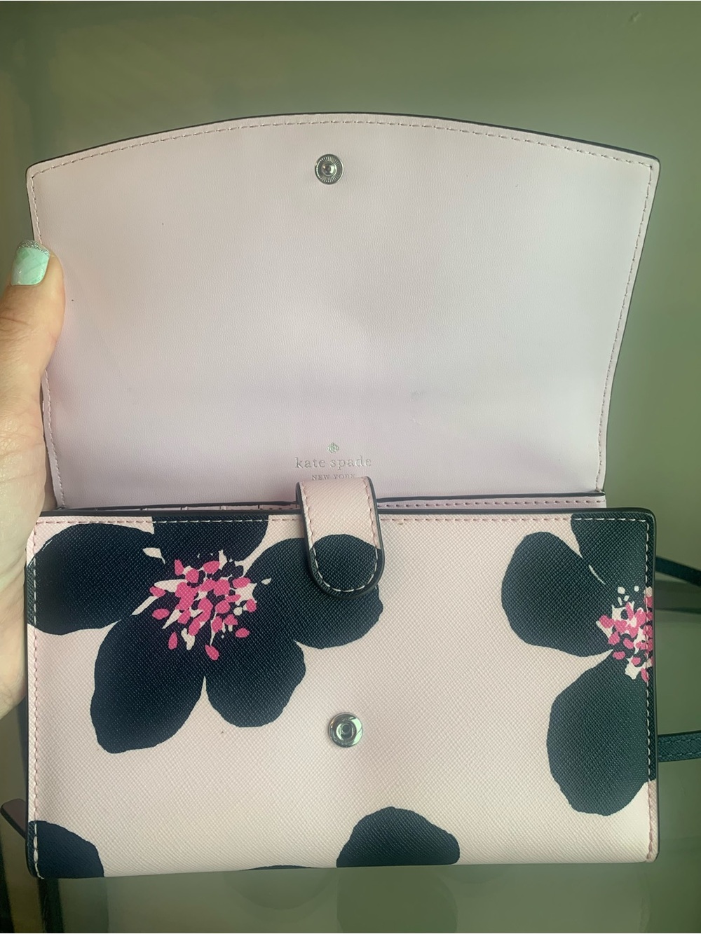 Kate Spade Laurel Way Winni Floral Crossbody Pink Spring Mini Bag - Picture 4 of 10
